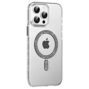 Joko  İphone 15 Pro Move Taşlı Magsafe Kapak - Siyah