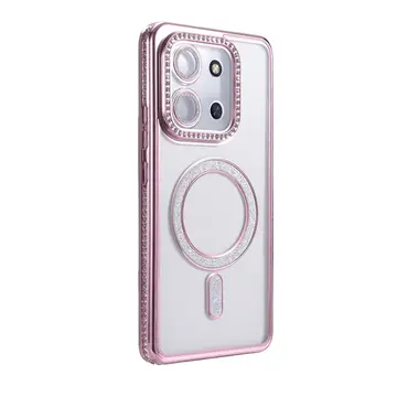 Xiaomi Redmi 15c 4g Joke Simli Magneticsafe Kılıf - Pembe