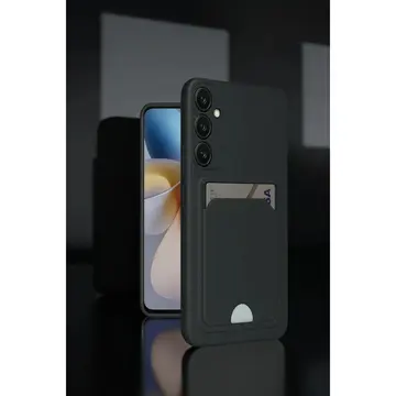 Samsung Galaxy A55 5g Kılıf Kelvin Kartvizitli Silikon - Lila