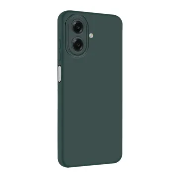 Samsung Galaxy A07 4g Nano İçi Kadife Silikon - K.yeşil