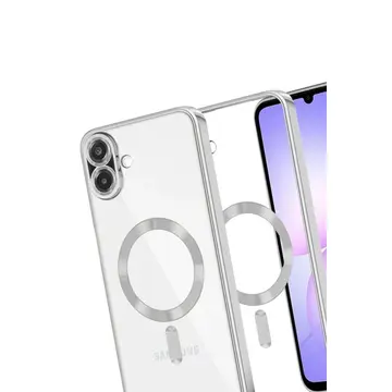 Samsung Galaxy A07 4g Kross Magneticsafe Kapak - Gümüş