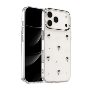 İphone 17 Pro Fiyonk Desenli Kapak - Desen 1
