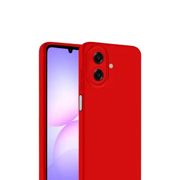 Samsung Galaxy A07 4g First Silikon - Kırmızı
