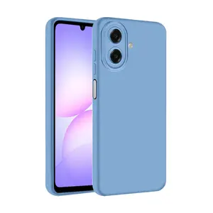 Samsung Galaxy A07 4g Nano İçi Kadife Silikon - Mavi