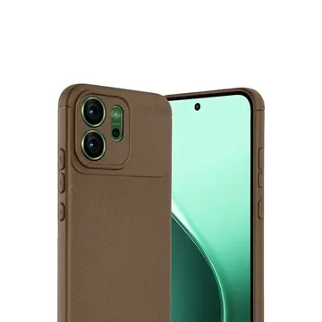 Oppo Reno 14f Auto Focus Karbon Kapak - Kahverengi