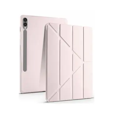 Samsung Galaxy X610 Tab S9 Fe Plus 12.4 Kılıf Kalemlikli Mars Tablet Kılıfı - Rose Gold