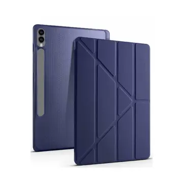 Samsung Galaxy X610 Tab S9 Fe Plus 12.4 Kılıf Kalemlikli Mars Tablet Kılıfı - Lacivert