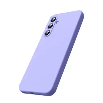 Samsung Galaxy S25 Fe Nano İçi Kadife Silikon - Lila