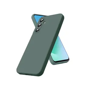 Samsung Galaxy A17 5g Nano İçi Kadife Silikon - Koyu Yeşil