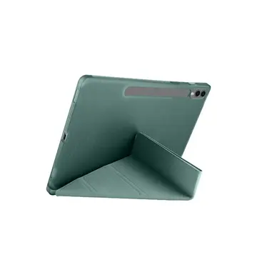 Samsung Galaxy X610 Tab S9 Fe Plus 12.4 Kılıf Kalemlikli Mars Tablet Kılıfı - Koyu Yeşil