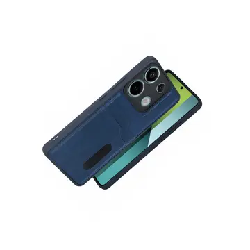 Xiaomi Redmi 15c 4g Sara Kartvizitli Deri Kılıf - Lacivert