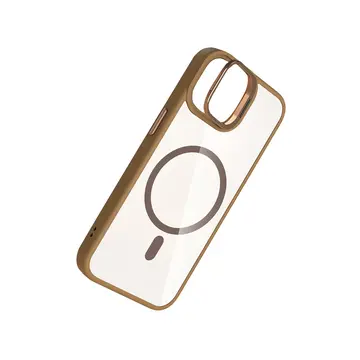 Joko  İphone 11 Remim Lensli Magsafe Standlı Kapak - Kahverengi