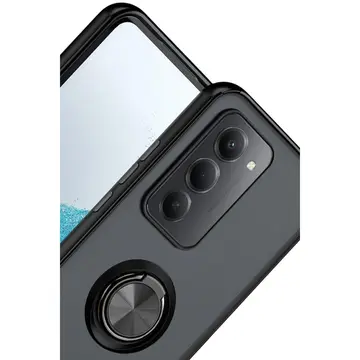 Xiaomi Redmi 15 4g Montreal Yüzüklü Silikon Kapak - Siyah