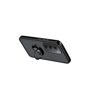 Xiaomi Redmi 15 4g Montreal Yüzüklü Silikon Kapak - Siyah