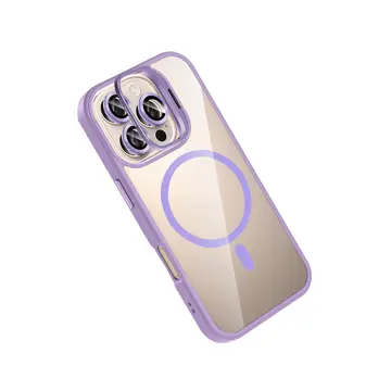 Joko  İphone 16 Pro Remim Lensli Magsafe Standlı Kapak - Lila