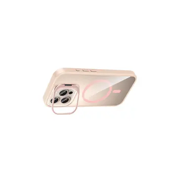 Joko  İphone 16 Pro Remim Lensli Magsafe Standlı Kapak - Pembe