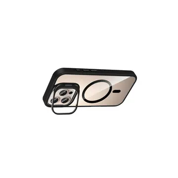 Joko  İphone 16 Pro Max Remim Lensli Magsafe Standlı Kapak - Siyah