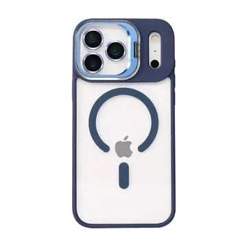 Joko  İphone 17 Pro Remim Lensli Magsafe Standlı Kapak - Lacivert