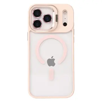 Joko  İphone 17 Pro Remim Lensli Magsafe Standlı Kapak - Pembe