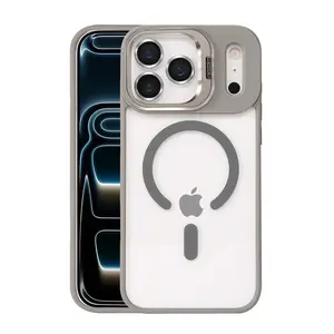 Joko  İphone 17 Pro Remim Lensli Magsafe Standlı Kapak - Titan Gri