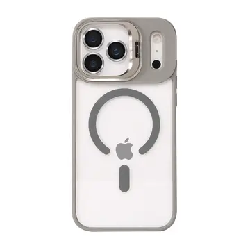 Joko  İphone 17 Pro Remim Lensli Magsafe Standlı Kapak - Titan Gri