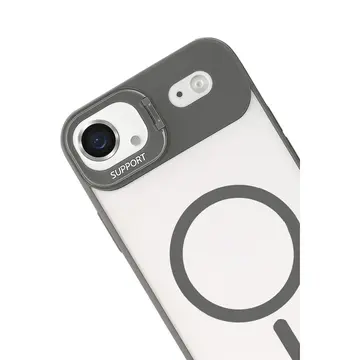 Joko  İphone 17 Air Remim Lensli Magsafe Standlı Kapak - Titan Gri