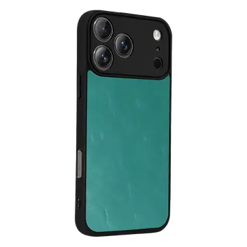 İphone 17 Pro Aras Deri Kapak - Açık Yeşil