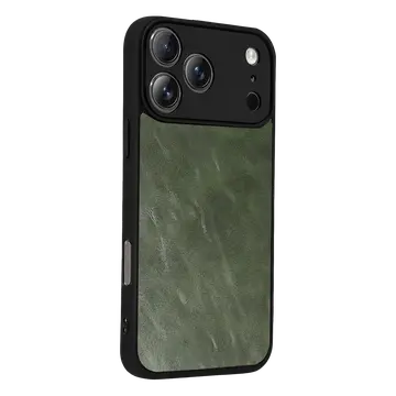 İphone 17 Pro Aras Deri Kapak - Yeşil
