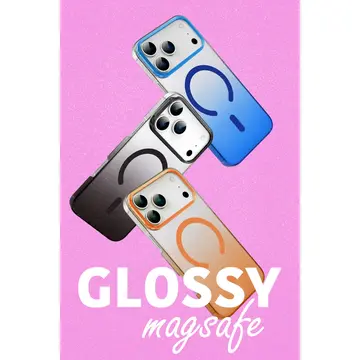 İphone 17 Pro Glossy Magsafe Kapak - Siyah