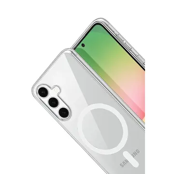 Samsung Galaxy A16 5g Combo Sert Şeffaf Magsafe Kapak - Şeffaf