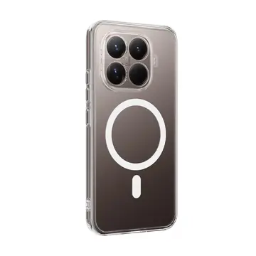 Xiaomi Mi 15t Pro Combo Sert Şeffaf Magsafe Kapak - Şeffaf