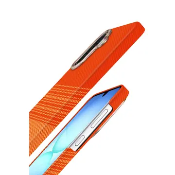 Samsung Galaxy A56 Vega Magsafe Kapak - Turuncu