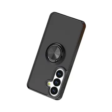 Samsung Galaxy S26 Montreal Yüzüklü Silikon Kapak - Siyah