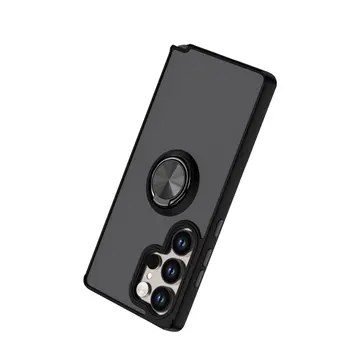 Samsung Galaxy S26 Ultra Montreal Yüzüklü Silikon Kapak - Siyah