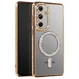 Samsung Galaxy S26 Joke Simli Magneticsafe Kılıf - Gold