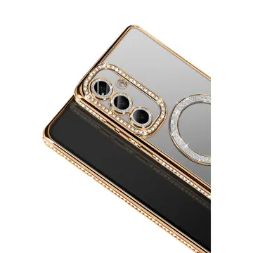 Samsung Galaxy S26 Joke Simli Magneticsafe Kılıf - Gold