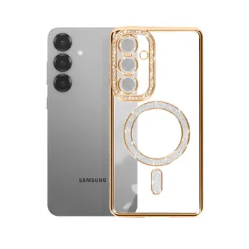 Samsung Galaxy S26 Joke Simli Magneticsafe Kılıf - Gold