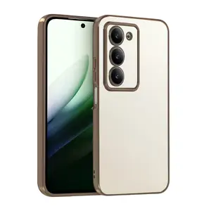 Xiaomi Redmi 15 4g Razer Lensli Silikon - Çöl Titanyum