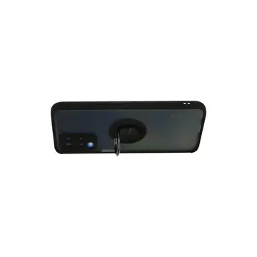 Oppo A54 4g Kılıf Montreal Yüzüklü Silikon Kapak - Siyah
