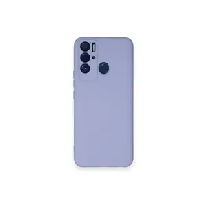 Tecno Pova Neo Kılıf Nano İçi Kadife Silikon - Lila