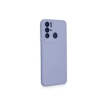 Tecno Pova Neo Kılıf Nano İçi Kadife Silikon - Lila
