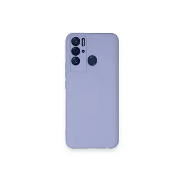 Tecno Pova Neo Kılıf Nano İçi Kadife Silikon - Lila