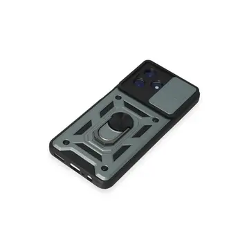 Realme C53 Kılıf Pars Lens Yüzüklü Silikon - Yeşil