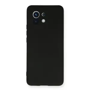 Xiaomi Mi 11 Kılıf Nano İçi Kadife Silikon - Siyah