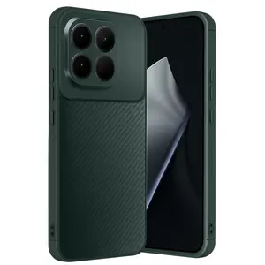 Xiaomi Mi 15t Auto Focus Karbon Kapak - Koyu Yeşil