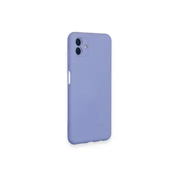 Samsung Galaxy A04 Kılıf Nano İçi Kadife Silikon - Lila