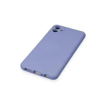 Samsung Galaxy A04 Kılıf Nano İçi Kadife Silikon - Lila