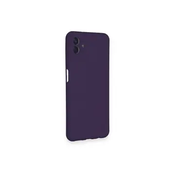 Samsung Galaxy A04 Kılıf Nano İçi Kadife Silikon - Mor