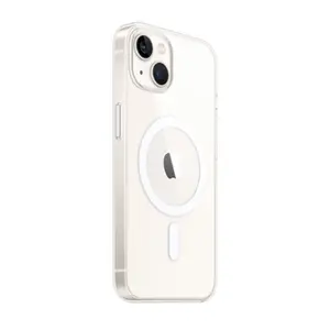 İphone 14 Kılıf Magneticsafe Şeffaf Silikon - Şeffaf