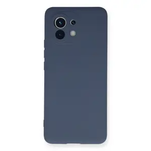 Xiaomi Mi 11 Kılıf Nano İçi Kadife Silikon - Gri